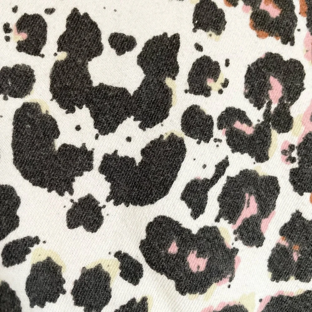 MOTHER Leopard Print Sweatshirt - Black and White - Picture 6 of 10